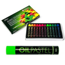 형광컬러 12색 오일파스텔 밝은색 98874EA 1(EA)