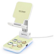 GARMMA Chiikawa 吉伊卡哇 15W 無線充電支架，可愛造型，快速充電，手機支架, 小書包