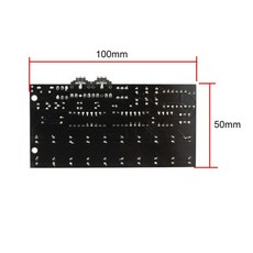 GHXAMP 듀얼 채널 10 오디오 레벨 표시기 키트 MP3 PC 전화 스피커 음악 활성화 LM3915, 01 Kits Diy