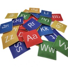 字母毛氈方塊 (A-Z)，26個字母，英文學習教具, 詳見包裝, 詳見包裝