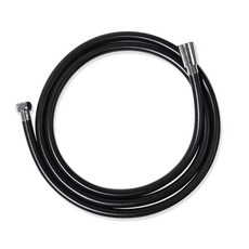 바디스테이 PVC 꼬임방지 샤워기호스줄 2M, 1개, 블랙