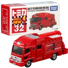 TOMICA 多美小汽車 No.32 堺市消防局 特別高度救助工作車, 無新車貼