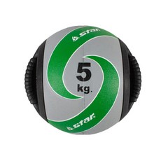 스타 듀얼핸들 메디슨볼, 5kg, 1개