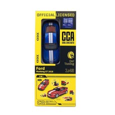 福特 Ford Mustang GT 野馬 模型車 聲光效果 1:42 合金靜態模型, 藍, 1個