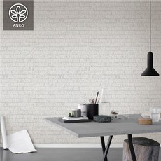 ANRO 壁紙 3D立體壓紋仿磚紋文化石壁貼