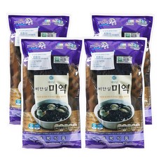 금복식품 완도산 비단실 미역 150g 4봉 초사리 어린미역 부드러운 실미역 햇미역 미역국용, 4개