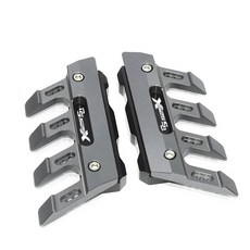 프론트 포크 프로텍터 펜더 슬라이더 머드 가드 오토바이, 1개, 6. Titanium-DS525X
