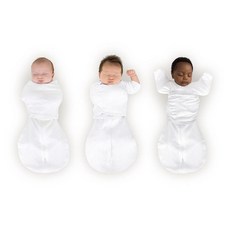 SwaddleDesigns 6방향 Omni Swaddle Sack® 신생아용 팔걸이 포대기 깜짝 반사를 진정시키는 더 많은 옵션 수면 개선 쉬운 전환 아기 수면 주머니, 스털링 폴카 도트