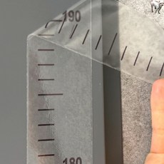 꿀이맘쓰리 키측정 스티커 투명 어린이키재기