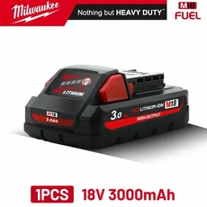 밀워키 밀워키 M18 배터리 8.0Ah 21700 셀 ™ 레드 살리다 알타 XC 18V 호환 가능, 13 3.0AHX1, 01 18 볼트, 01 CHINA