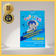 종근당 젤튼튼 키즈 면역 팝핑 유산균, 1개, 28g