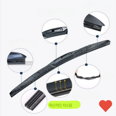 차량용품 윈도우브러쉬 셉터 와이퍼 14인치 26인치, 18인치