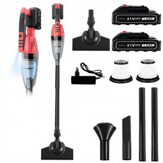 휴렉스S 터보체인지 업소용 무선 청소기 초강력 작업용 핸디청소기, 배터리2개