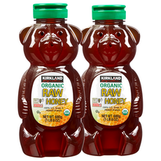 커클랜드 시그니처 오가닉 허니 베어 유기농 Raw 꿀, 680g, 2개