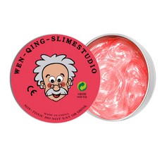 박사퍼티 퍼티 슬라임 16가지 색상 손에 안 묻는 유리 퍼티 ASMR 말랑이, 1개, 65g, 레드