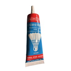 BAIHER 快速黏合 延長壽命 透明質地 針頭設計 環保型, 羽毛球維修膠水, 1個, 1個裝