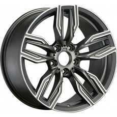 FK鋁圈 19吋 5/114 M1615 亮鐵灰車面 鋁合金 輕量化 提升操控 視覺升級, 1個