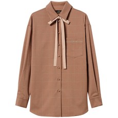 트윈셋 루렉스 장식 체크 셔츠