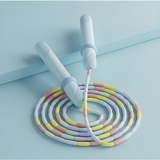 마카롱 꼬임방지 줄넘기, 블루, 1개