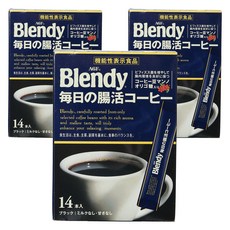 에이지에프 브렌디 매일 장활동 커피 블랙, 3개, 2.7g, 14개입