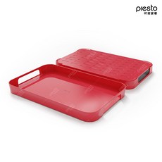 意大利 Trebonn 托盤 (多色可選) 時尚創意 精品廚具【2024臺灣原廠唯一總代理】, 紅色, 詳見包裝