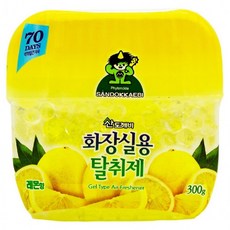 화장실용 탈취제-레몬향 300g(Kingston Aenue)