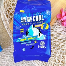 Hallo 涼感濕巾 輕柔花香(臉部可用) / 清爽果香(臉部可用) 30抽入, 1個, 藍-Hallo涼感濕巾-輕柔花香30抽,到期日:2027/05/09