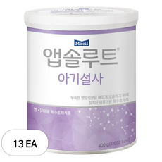 매일유업 앱솔루트 아기설사 분유, 400g, 13개