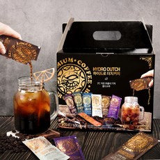 하이드로더치커피 콜드브루 30ml 4종 x 25p 100팩 선물 세트, 수프리모 + 블렌딩 + 브라질 세하도 + 에티오피아 예가체프, 1세트