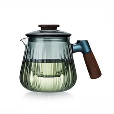 Sizikato 붕규산 유리 찻주전자 차 필터 포함 739.3ml(25온스) 차 서빙 포트 커피 메이커, Sizikato 붕규산 유리 찻주전자, 차 필터 포함,