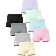 Phennie's Girls Boyshorts Underwear Soft Cotton Teen Girls Kids Briefs Safety Panties for Dress -