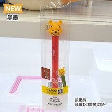 Disney 迪士尼 小熊維尼造型原子筆, 1個, 原子筆0.5mm 紅色