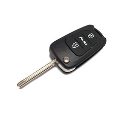 기아 레이 폴딩키 차키 케이스 호환 케이스갈이용 보조키 (센타밀링) 기판 없음 HKR-C1, 1개, 1.(레이로고)폴딩키(센타밀링)만