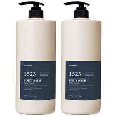메르헨트 코코넛오일 딥클렌징 대용량 바디워시 1500ml 베이비파우더향 약산성 퍼퓸 향좋은 향기좋은 향수 바디클렌저 샤워젤 남자 남성 군인 여자 여성 추천, 2개, 1.5L