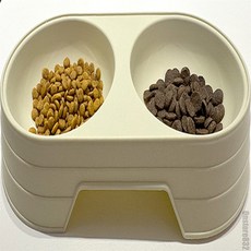 매일발견 애완식기 반려동물밥그릇 반려동물식기 반려동물그릇세트 애완용식기, 핑크