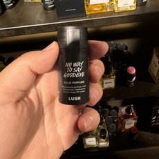 러쉬 고체 향수 노 웨이 투 세이 굿바이 솔리드 퍼퓸, 1개, 11g