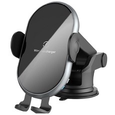 無線充電車用手機支架 (贈兩款支架 支援iPhone 16 Pro Max), 夾臂款 - 贈送吸盤支架及冷氣口支架