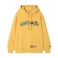 와키윌리 WACKY WILLY 자수 로고 후드 옐로 WA2504HD13YE 137464