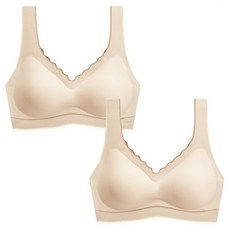 無痕花朵運動內衣 2入