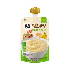 맘스쿠킹 유아 이유식(6개월~15개월) 15종 단품 골라담기, 100g, 1개, (6개월~) 바나나사과배
