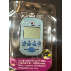 昕欣樂器 開發票 促銷價 教學用迷你型數位 電子節拍器 譜夾 夾式節拍器 節拍器 M50 節奏機 節奏器 超慢跑節拍器, 馬可龍藍色, 1個