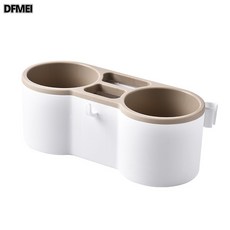 DFMEI 吹風機架免打孔浴室衛生間廁所置物收納架壁掛電吹風掛架風筒架子, 1個, 咖啡色:參考詳情