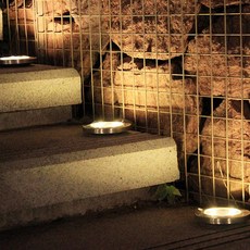 不銹鋼光控太陽能LED草坪燈 升級加厚燈罩 堅固耐用, 暖光, 暖光