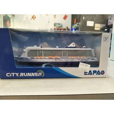 易保玩具 EAPAO 城市跑者 觀光郵輪 迴力 聲光 船 玩具, 1個