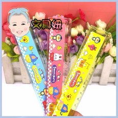 DongLi 樂奇Sweet pani 可愛動物卡通塑膠尺 15cm, 1個, 15cm卡通直尺(隨機)1500209, N/A
