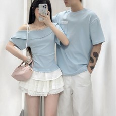 커플 시밀러룩 드레스 패밀리룩 여행 호캉스 원피스 긴팔 휴양지 하와이안 티셔츠 웨딩촬영 반팔