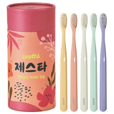 제스타 딥클린 칫솔 탄력있는 미세모 + 칫솔캡, 1개, 12개입