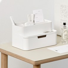 많이04 시스맥스 르와 데스크 오거나이저 데스크서랍, 화이트, 화이트, 1개