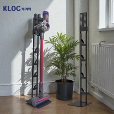 4세대 다이슨 무선 청소기 거치대 V6 V7 V8 V10 V11 V15 디지털슬림 전모델 호환 무타공, 블랙, 1개