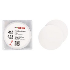 ADAMASBETA 100Pk 마이크론 필터 PES 멤브레인 0.22um 50mm 실험실 여과용 마이크로 디스크, 0.22um 47mm, 0.22um 47mm